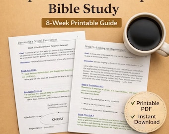 Przewodnik po studium Biblii – 8-tygodniowe studium w małej grupie dla liderów chrześcijańskich – do pobrania natychmiast