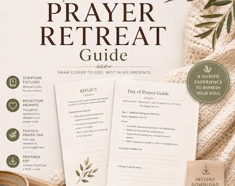 Prayer Journal - Day of Prayer Guide  - PDF Download