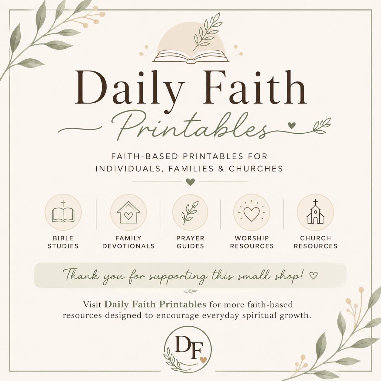 Bible in a Year Printable- 12 Month Reading Plan | Instant Download - Etsy