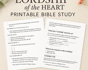 Studium Biblii, aby zbliżyć się do Boga | Panowanie nad sercem | Wersja do druku (PDF)