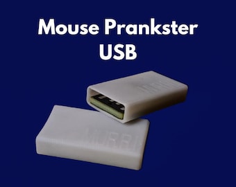 Dispositivo USB de broma de ratón / Dispositivo de broma definitivo para compañeros de trabajo / Patito de goma que induce al caos