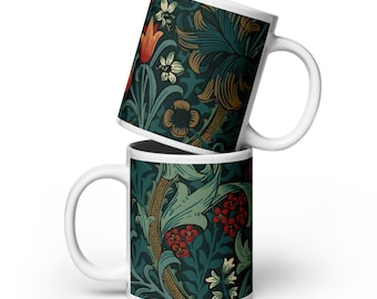 William Morris Golden Lily Floral Mug