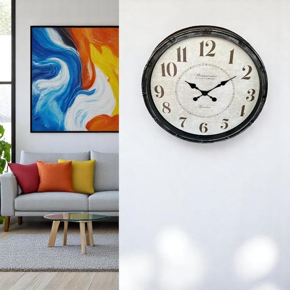 48cm (18.9 Inches) Vintage Wall Clock – Classic Antique Wall Clock