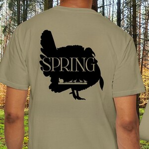 Spring Turkey Color Comfort T-shirt, Fall Apparel Gift, Turkey Hunter, Turkey Hunting, Turkey Hunting Shirt, Wild Turkey, Wild turkey Hunter