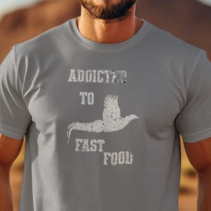 Fast Food Pheasant T-shirt, Color Comfort Tee for Hunters, Rather Be Hunting Shirt, Funny Hunting Apparel, Hunting Season Gift,Upland Hunter