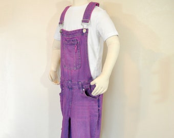 blue spice denim overalls