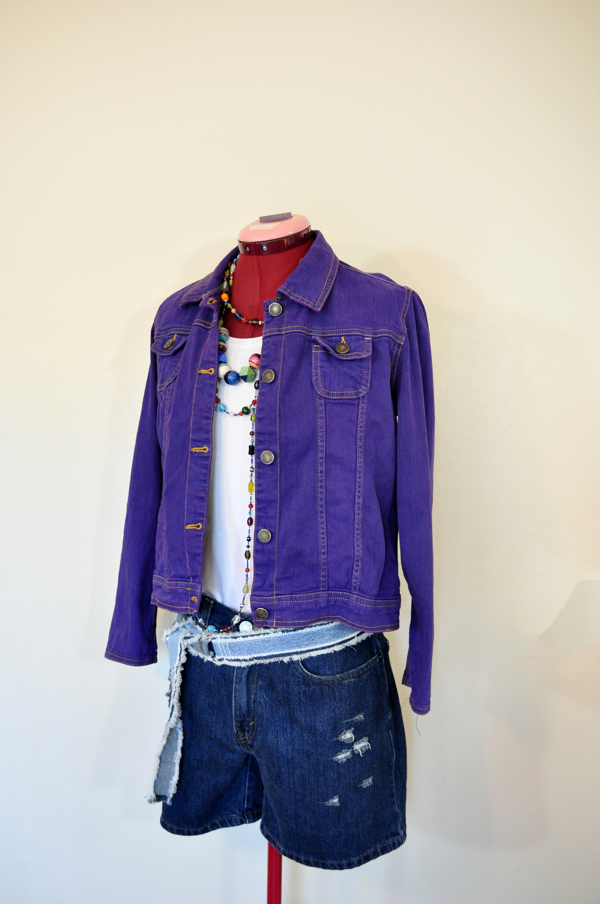 Deep Purple Dyed Upcycled - Etsy Sweden
