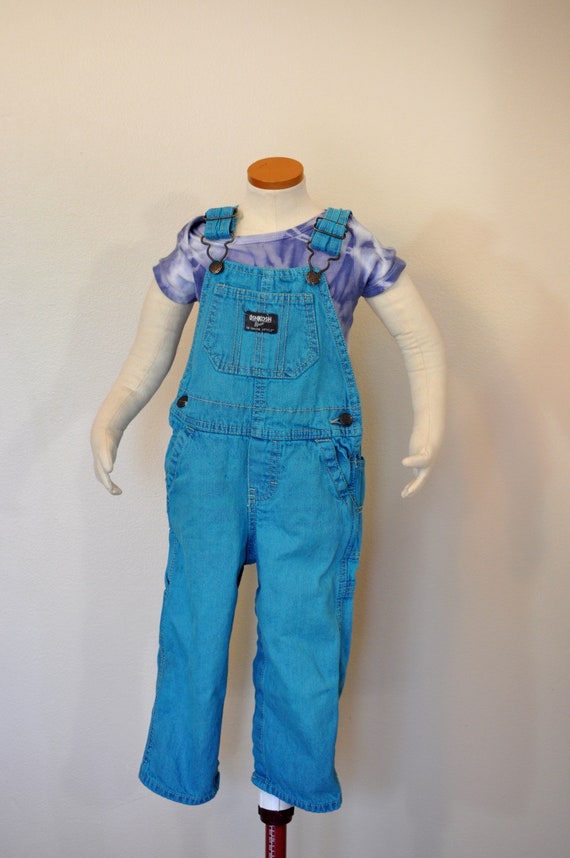 Aqua Kid 24 Months Bib OVERALL Pants - Teal Aqua … - image 2