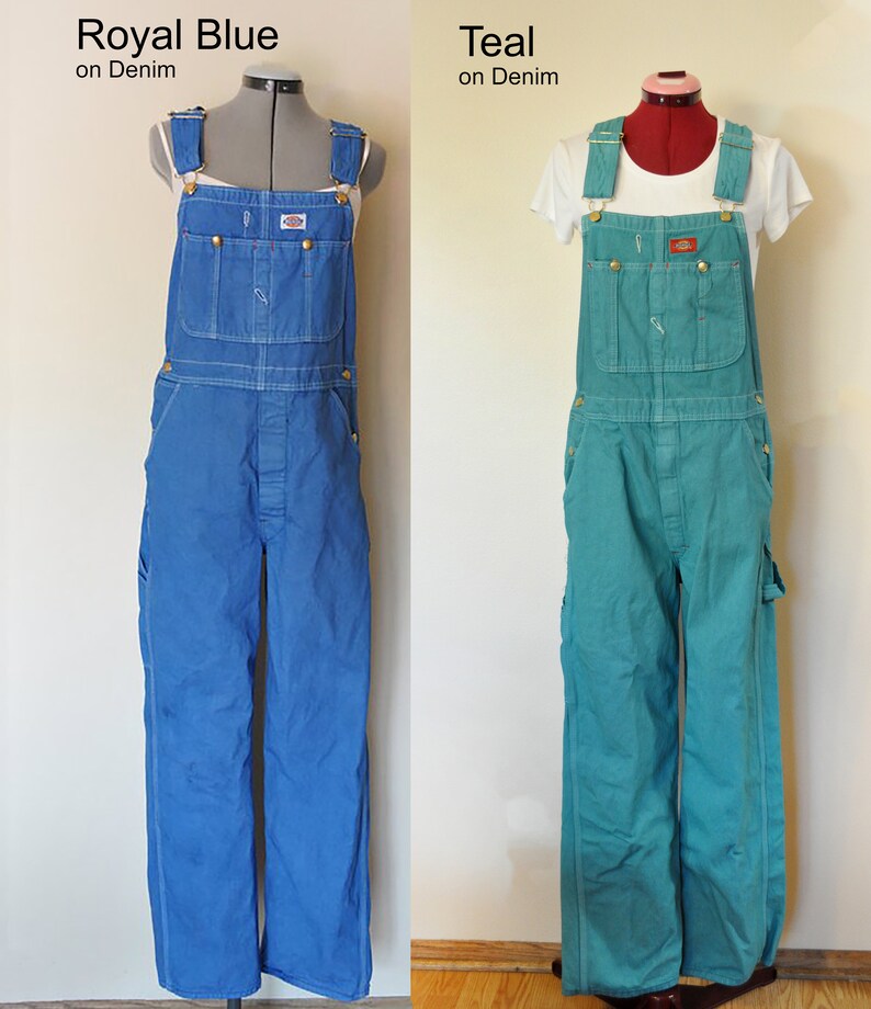 CUSTOM DYED Denim Bib Overall Pants Color Dyed Adult Youth Etsy