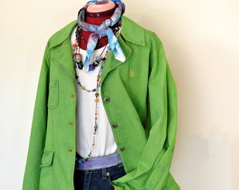 apple green jacket womens