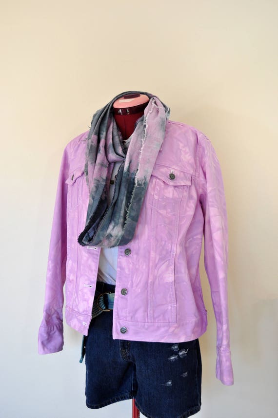 pastel denim jacket