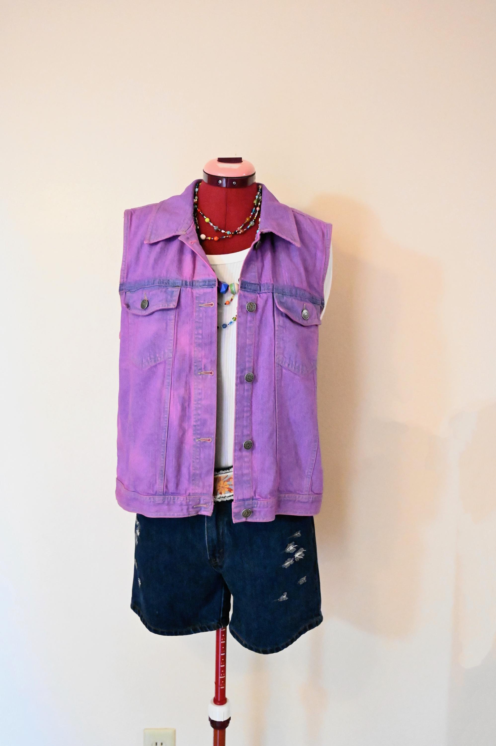 Gilet en denim - Bleu foncé - FEMME | H&M FR