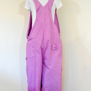 CUSTOM DYED Pink Bib Overall Pants Pink Fuchsia Coral Dyed - Etsy