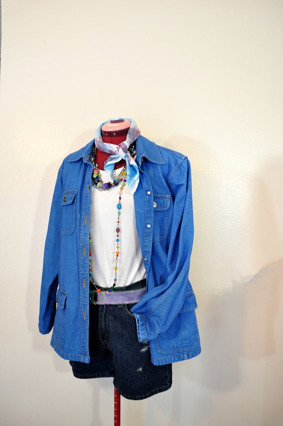 royal blue jean jacket