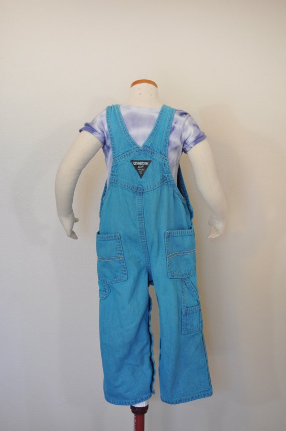 Aqua Kid 24 Months Bib OVERALL Pants - Teal Aqua … - image 4