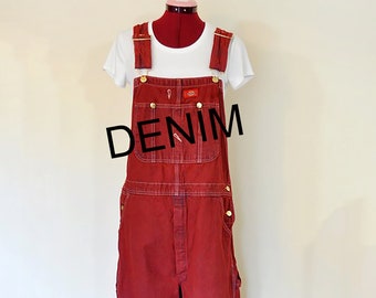 CUSTOM DYED Denim Bib Overall Pants - Color Dyed Adult Youth Overalls - Waist 30, 32, 34, 36, 38, 40, 42, 44, 46, 48, 50, 52, 54, 56, 58, 60