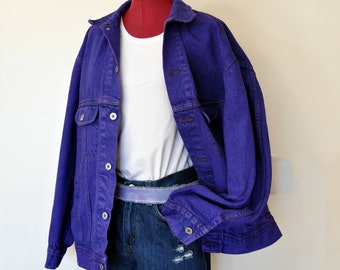 dark purple denim jacket