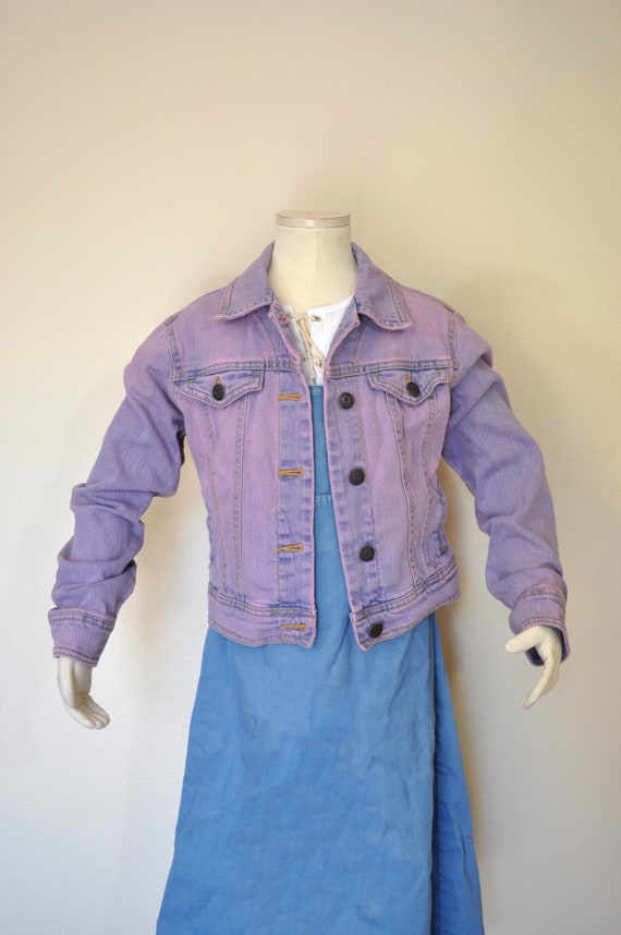 Pastel store denim jacket