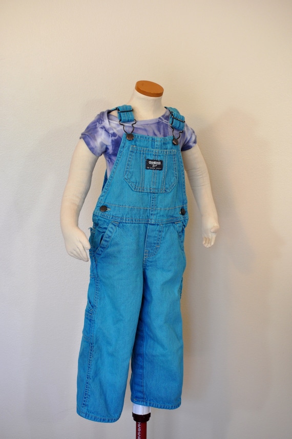 Aqua Kid 24 Months Bib OVERALL Pants - Teal Aqua … - image 1