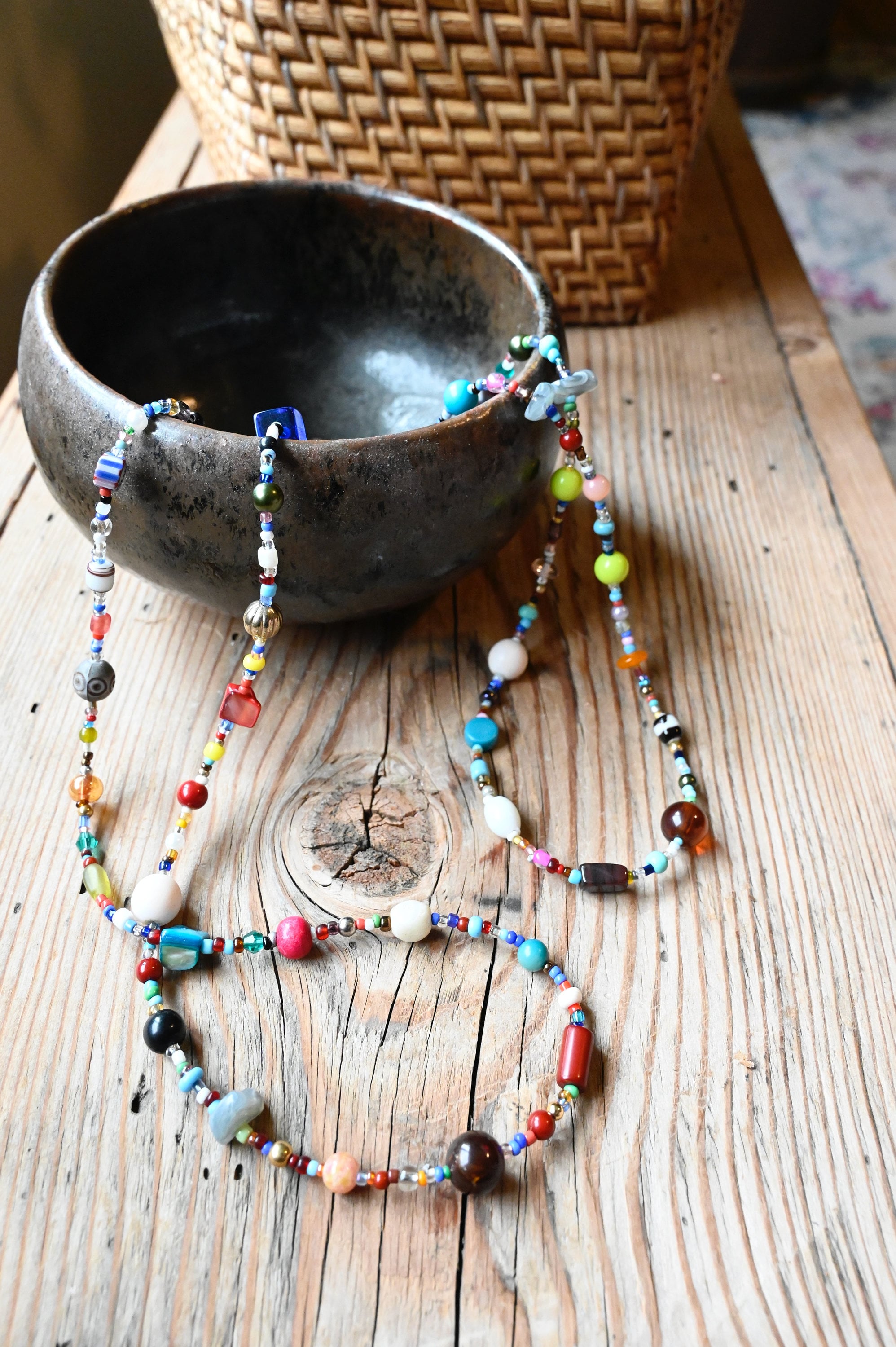 アクセサリー J.D VINTAGE BEADS NECKLACE RK-N Rooster King & Co. J.D VINTAGE BEADS NECKLACE : CG-STORE