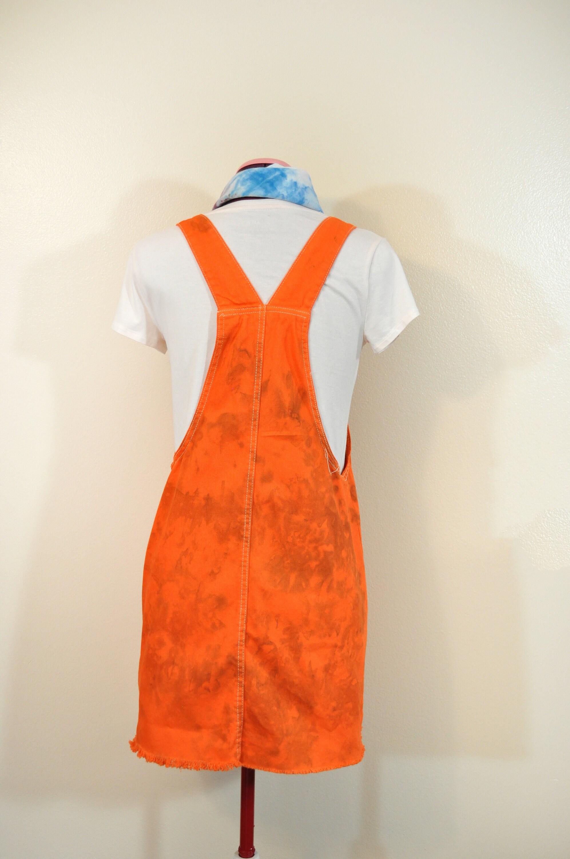 open lace back dress Corduroy Overall Dress