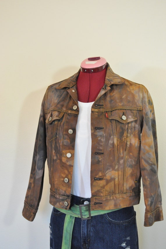 Brown Boys Size Small Denim JACKET - Rusty Brown … - image 1