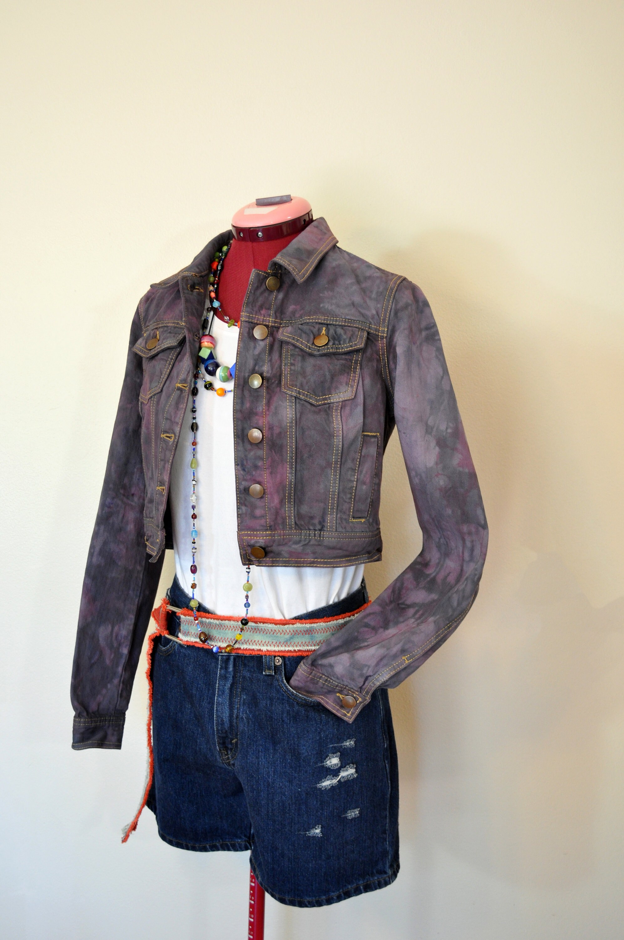 Purple Jrs. Medium Denim JACKET Dusty 