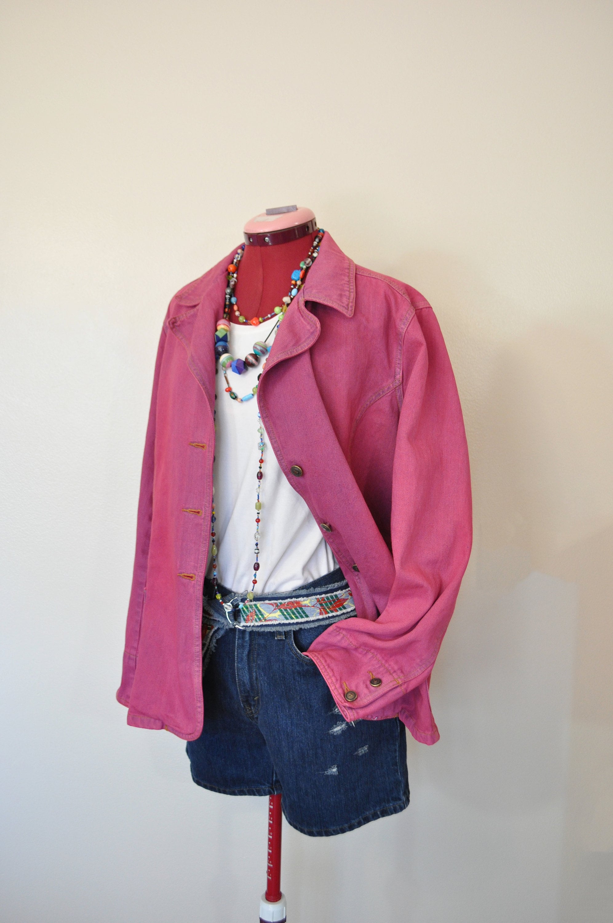 FABULOUS! Vintage 80’s LOUIS FERAUD Bold Multi Color Blocked Jacket Blazer!  6