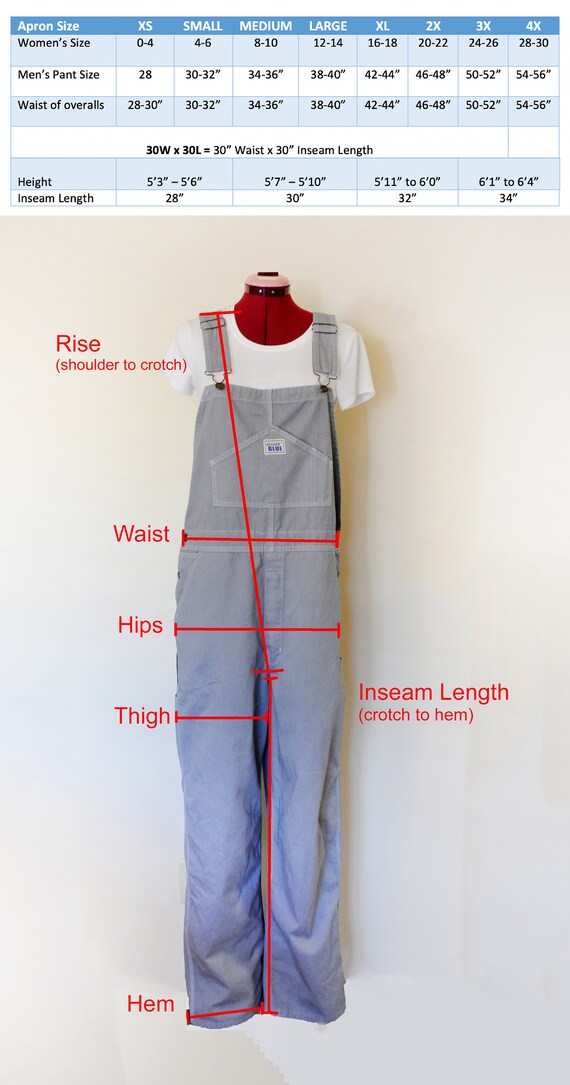 gap size chart women's pants