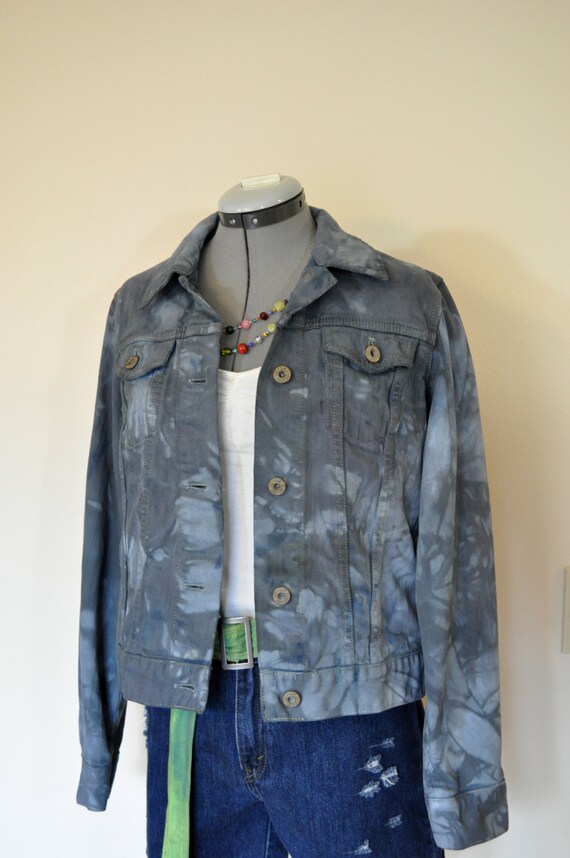 charcoal grey denim jacket