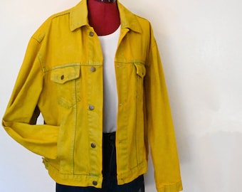 Veste en jean jaune pastel hotsell