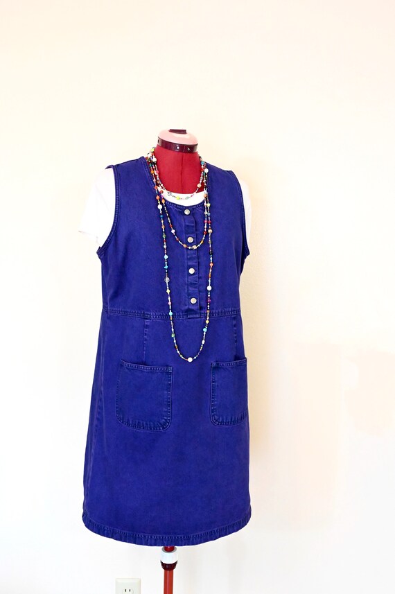 sonoma denim dress Women's Sonoma Goods For Life Henley Gray Denim Shirt Dress Women's Size  Small