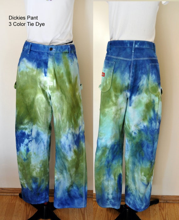 DavidsonStudio Custom Dyed Dickies Pants - Multi Color Purple Orange Tie Dyed Dickies Painter Pant Adult - Waist 28, 30, 32, 34, 36, 38, 40, 42, 44, 46, 48 DavidsonStudio Custom Dyed Dickies Pants - Multi Color Purple Orange Tie Dyed Dickies Painter Pant Adult - Waist 28, 30, 32, 34, 36, 38, 40, 42, 44, 46, 48