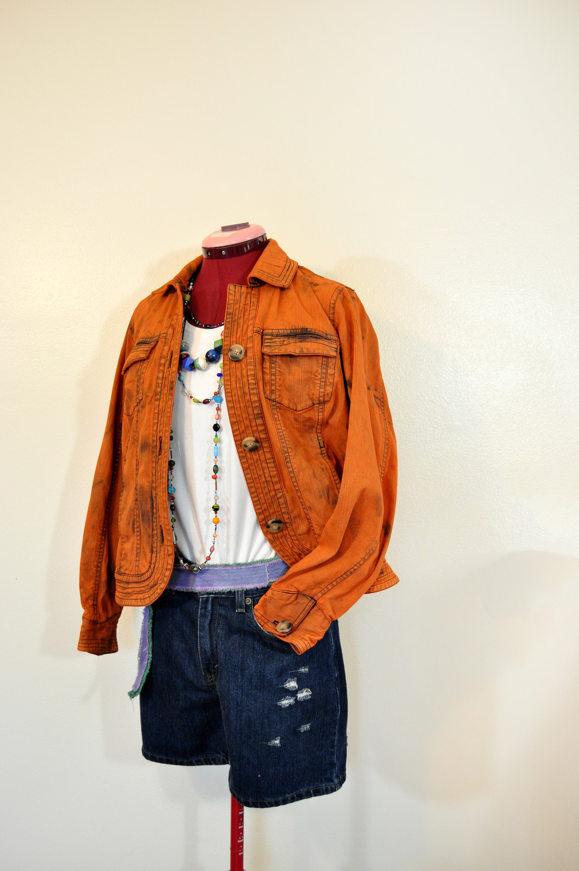 2000S｜Carrot Orange Cotton Denim Jacket il_fullxfull.6157030594_ggpz.jpg