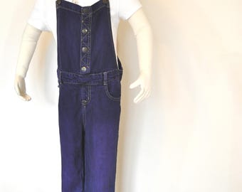 Purple Dyed Kids 10/12 Large Upcycled Cat & Jack Bib OVERALL Pants (30W x 28L)