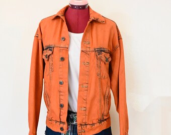 2000S｜Carrot Orange Cotton Denim Jacket il_fullxfull.6157030594_ggpz.jpg