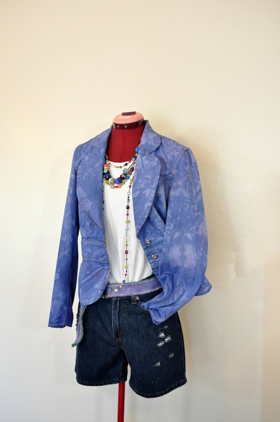 Blue Pink Small Cotton Jacket Lavender 