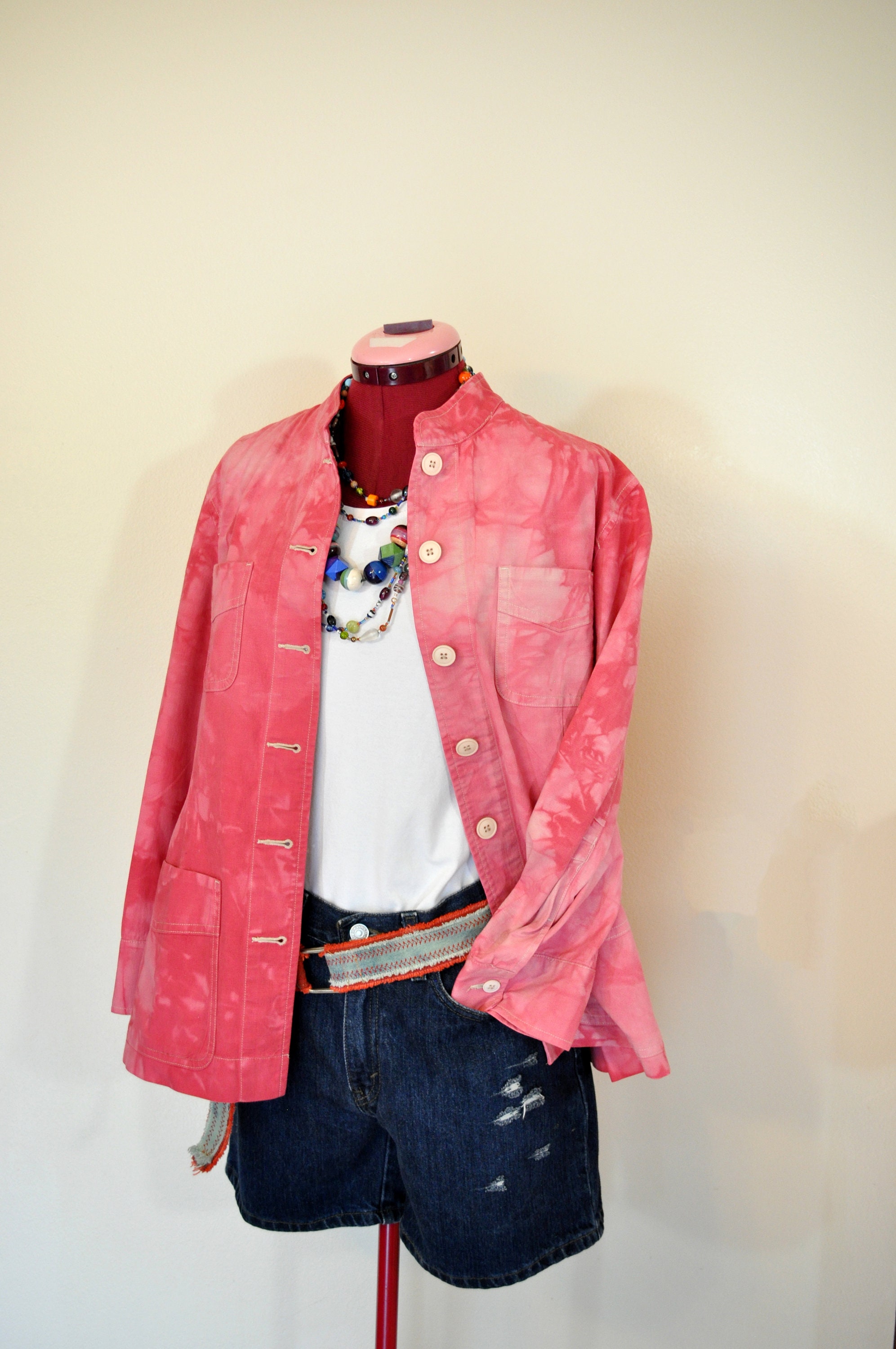 pink denim jacket canada