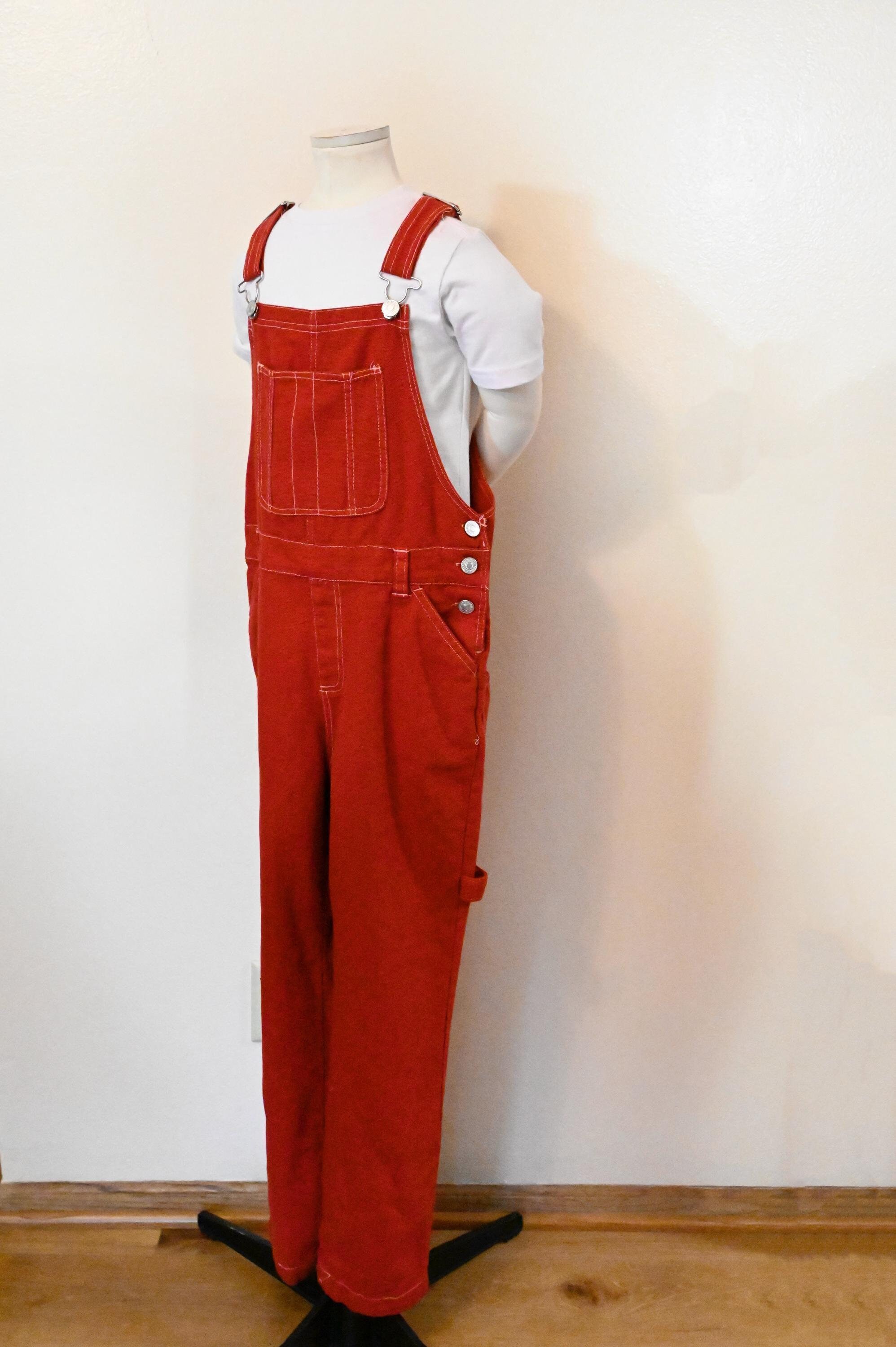 Pantalon de sortie Gymboree fille rouge polaire poches cœur