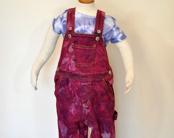 Peto infantil Hannah Anderson reciclado, teñido con tinte de vino, para niños de 18 meses (22W x 12L)