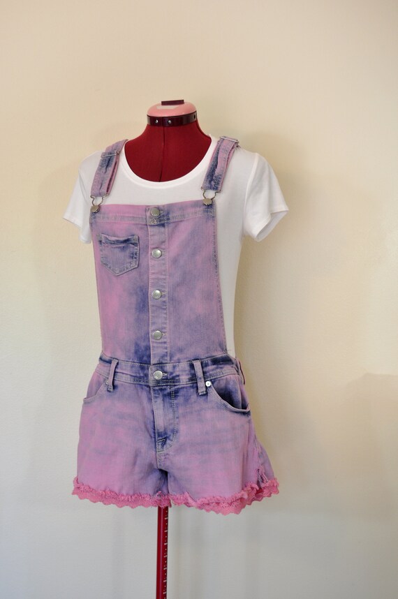 pink overalls for adults