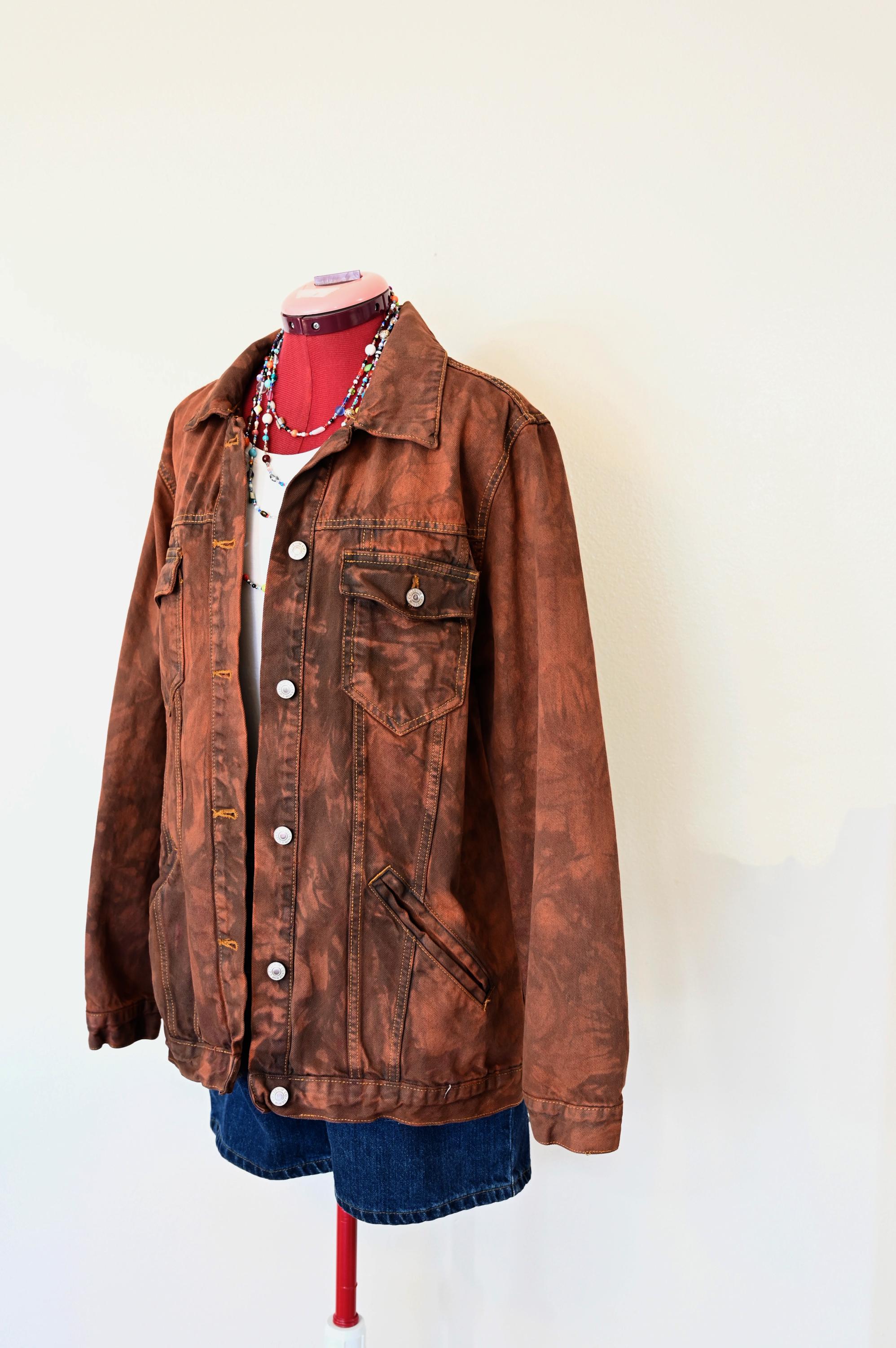 THETOE Olympia Denim Jacket Sサイズ　brown THETOE Olympia Denim Jacket Sサイズ brown Olympia Denim Jacket