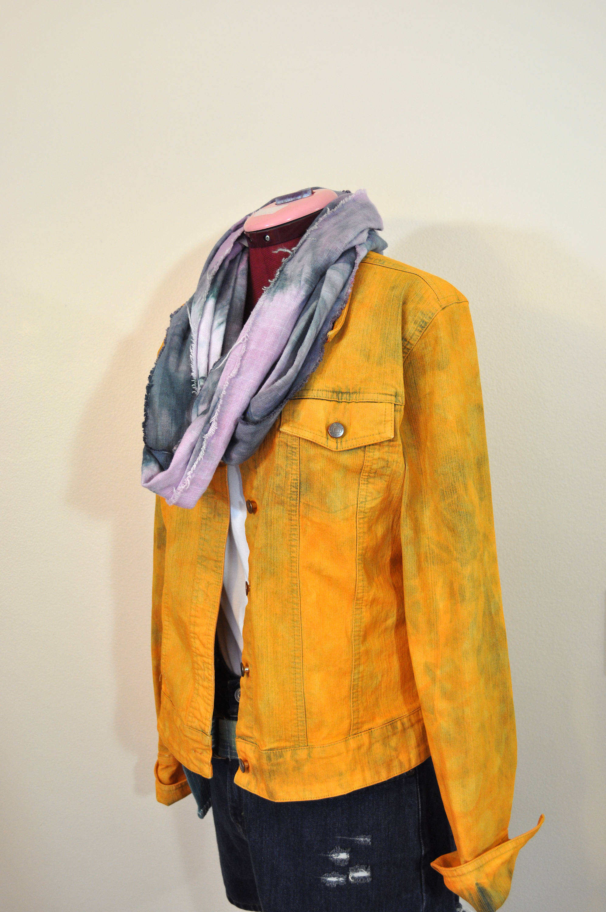 Zara yellow top denim jacket