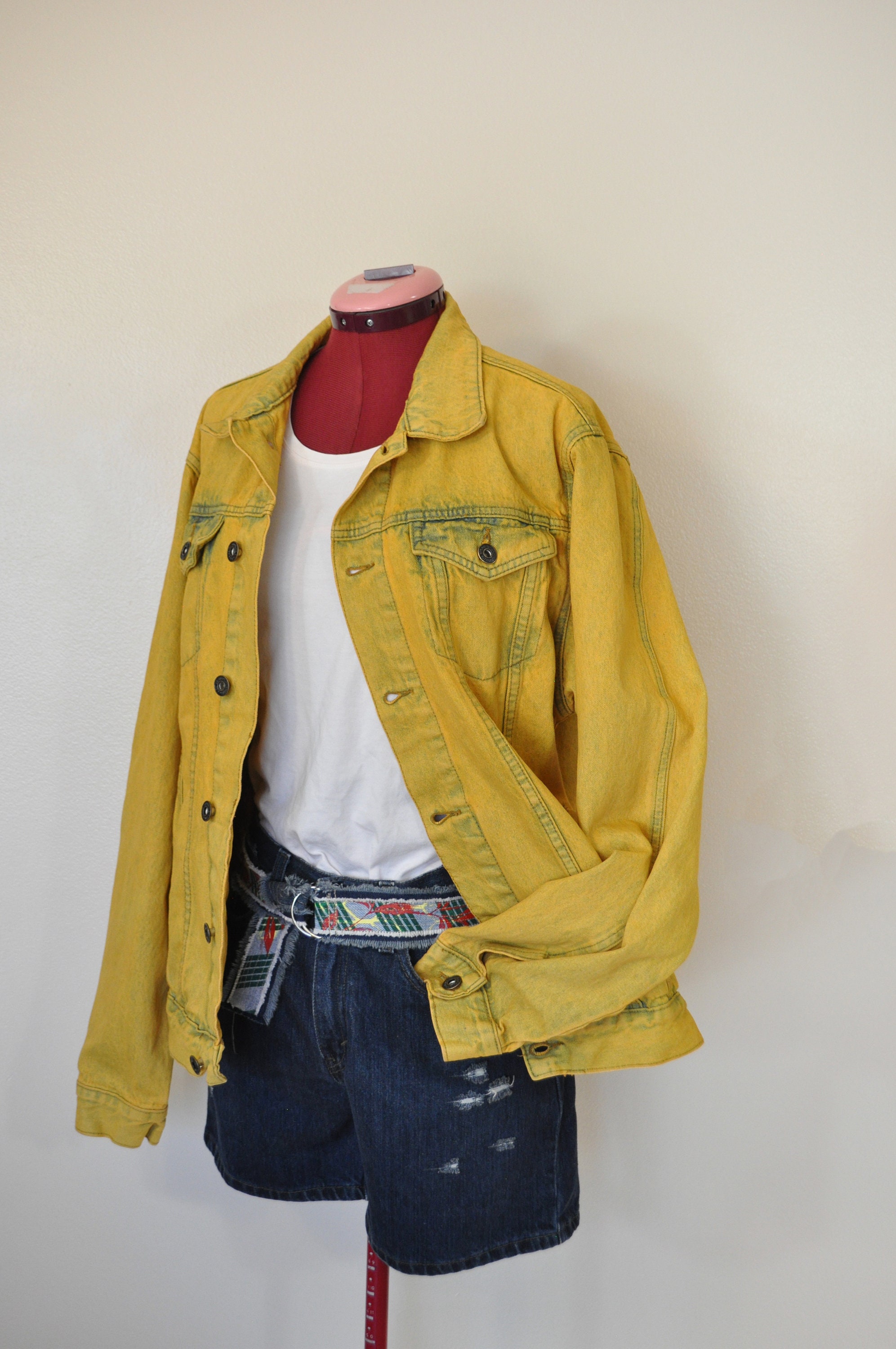 Buy MANGO Women Yellow Solid Denim Jacket - Jackets for Women 9556165 |  Myntra