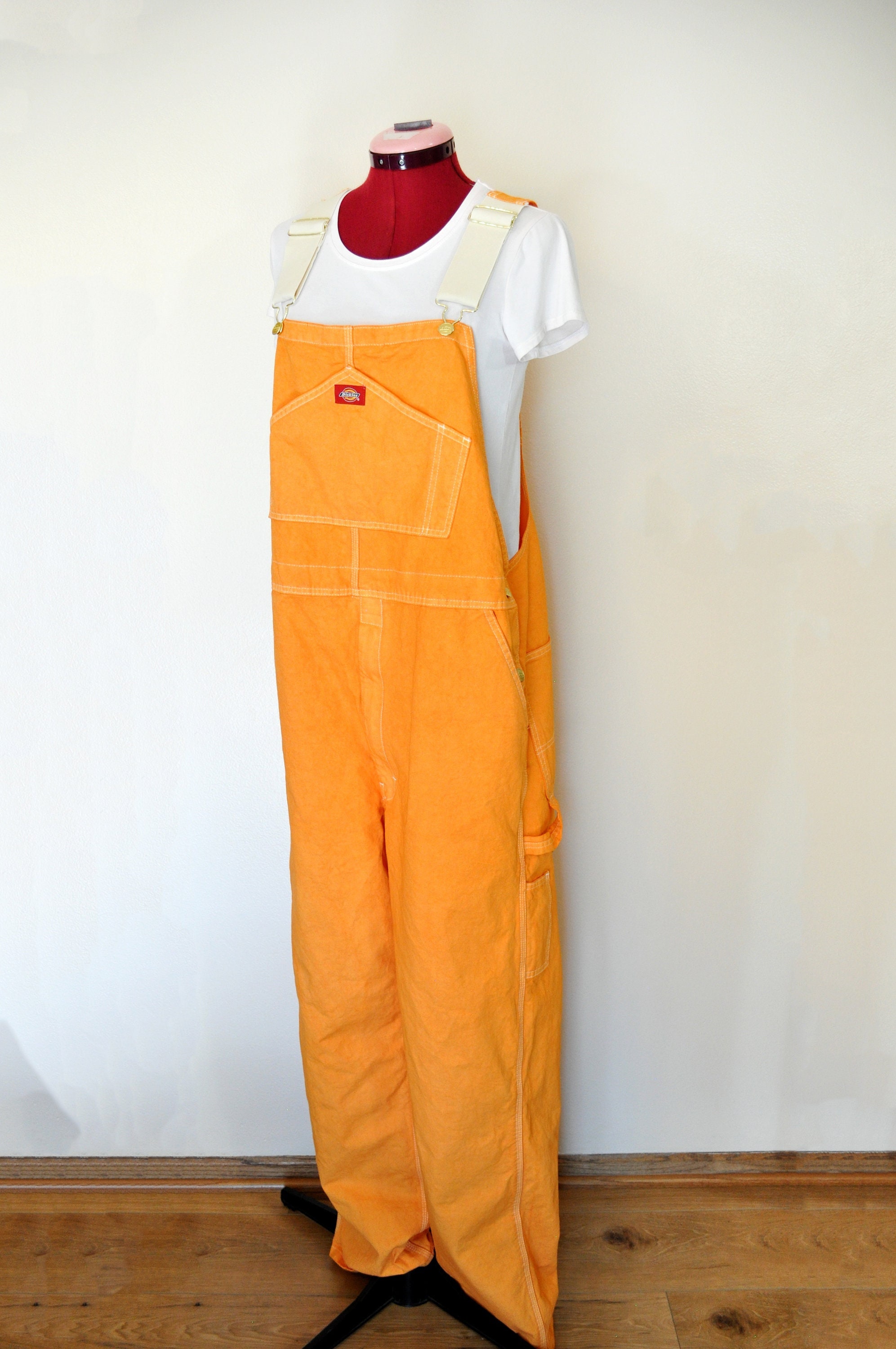 Squash Mens Bib OVERALL Pants Pumpkin Gold Dyed NEW Dickies - Etsy