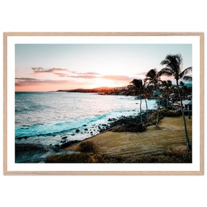 Golden Kauai Coastline at Sunset – Poipu, Kauai, Hawaii Wall Art, Colorful Poster, Fine Art Photography, Kauai Wall Art, Hawaiian Art