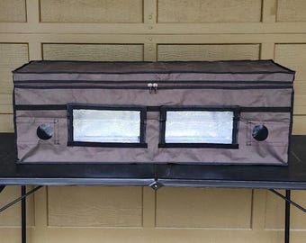 Reptile tent - 4ft x 16in x 16in (brown)