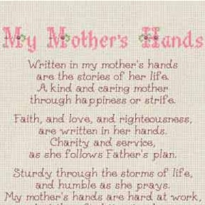 My Mother&#39;s Hands Poem