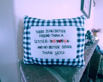 Sister Friend Pillow