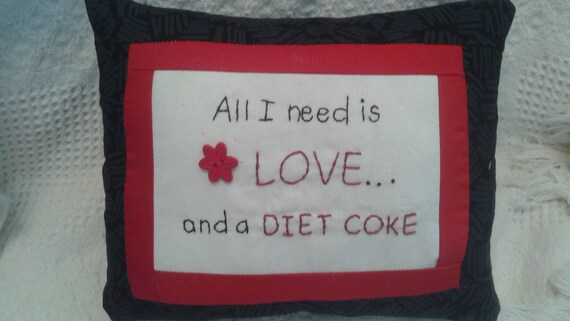 Items Similar To Love And A Diet Coke On Etsy